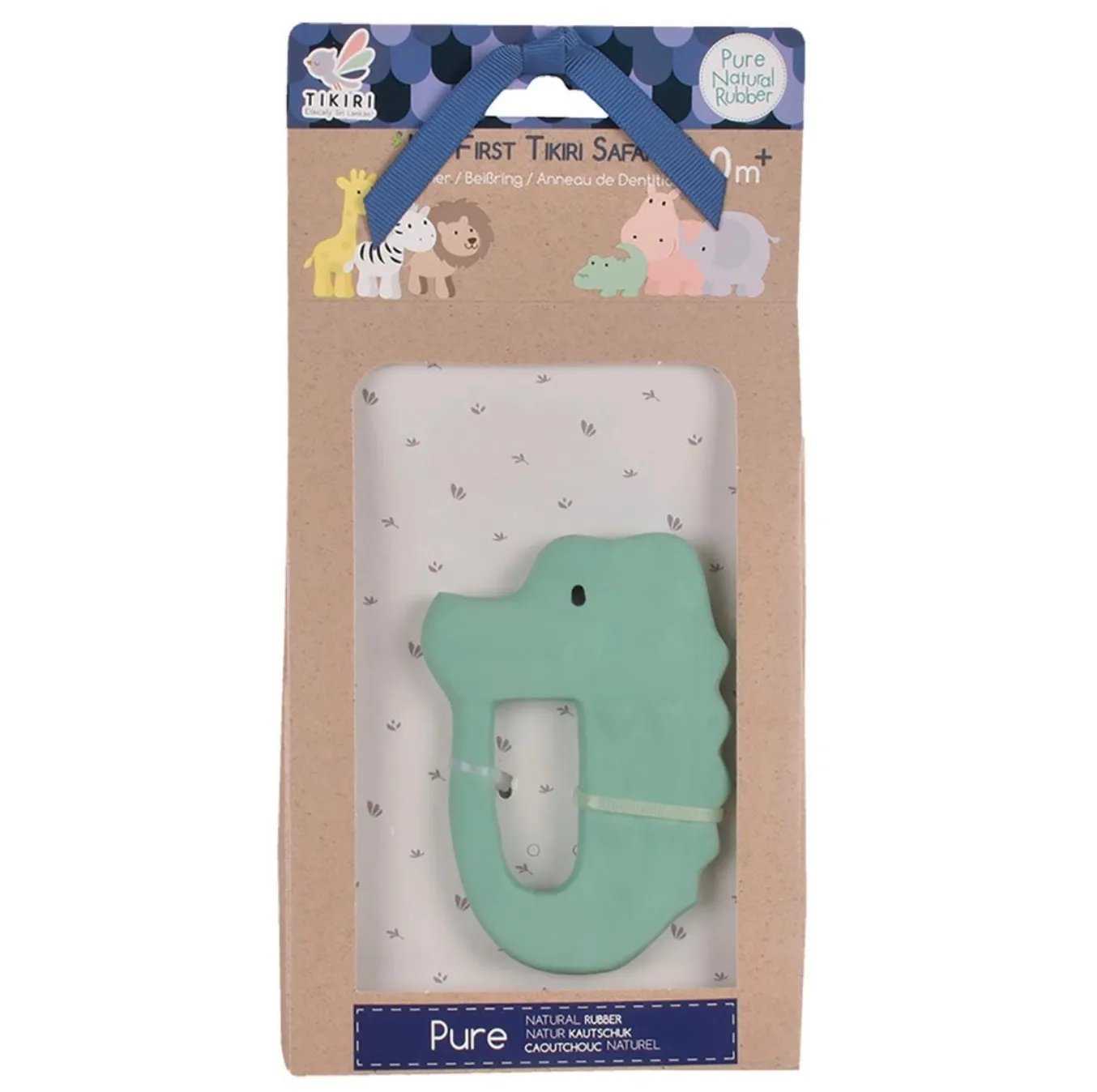 Alligator - Natural Rubber Teether