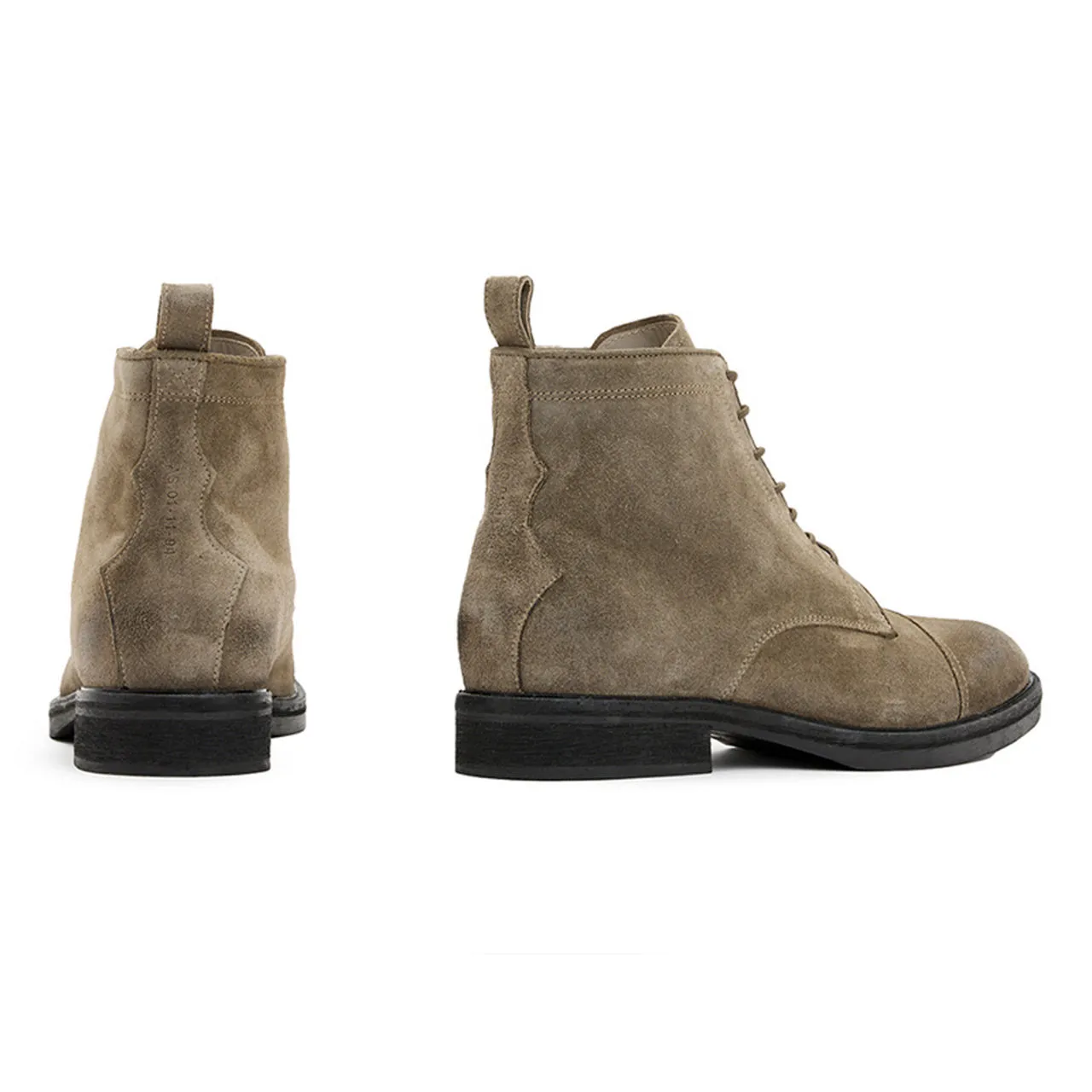 ALLSAINTS Drago Lace-Up Boots - Green