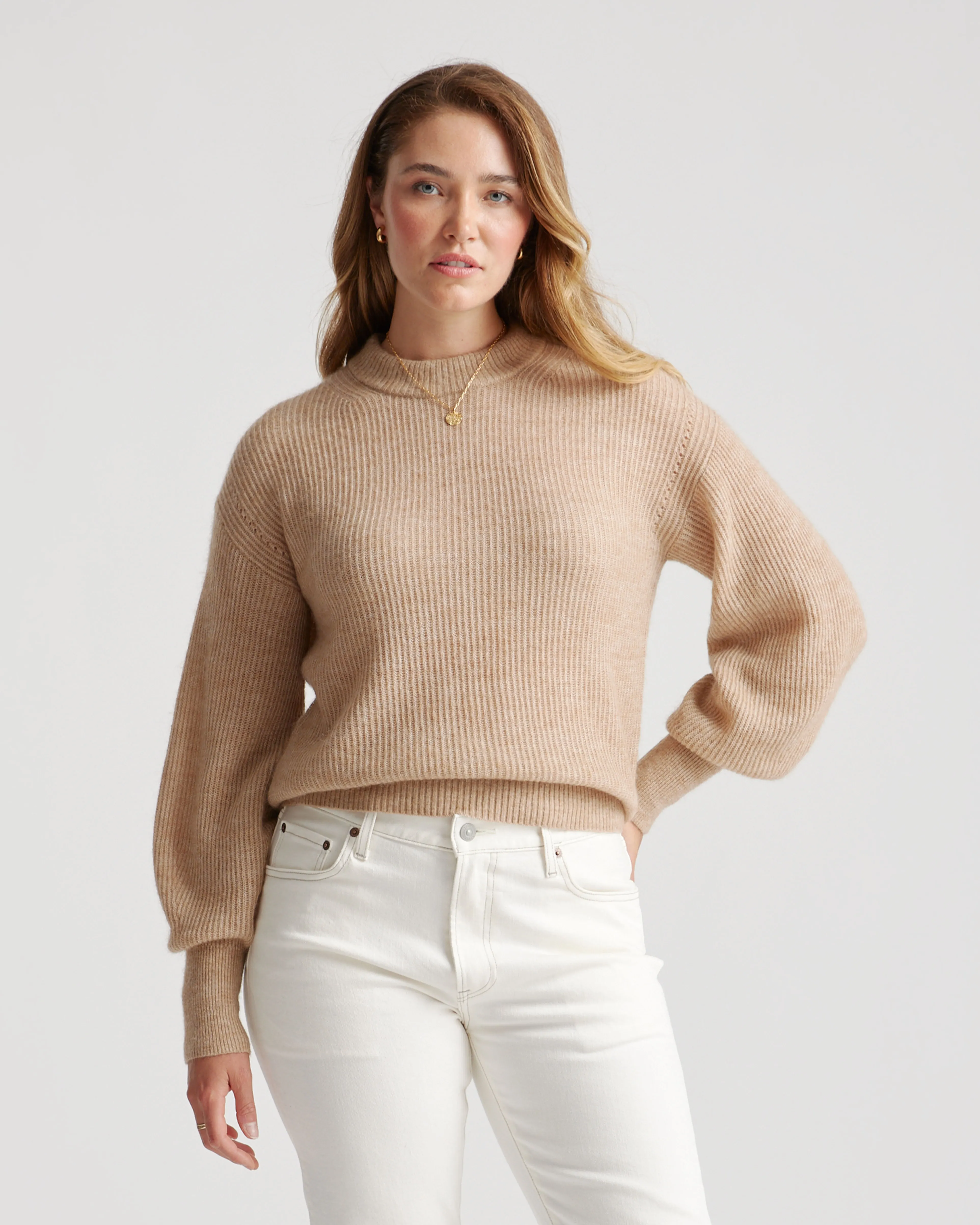 Alpaca Crewneck Sweater | Quince