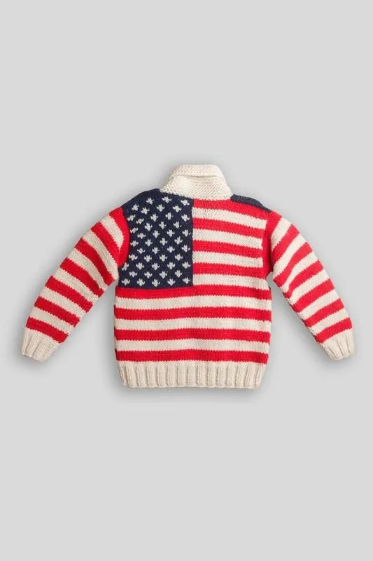 American Flag Cowichan Sweater