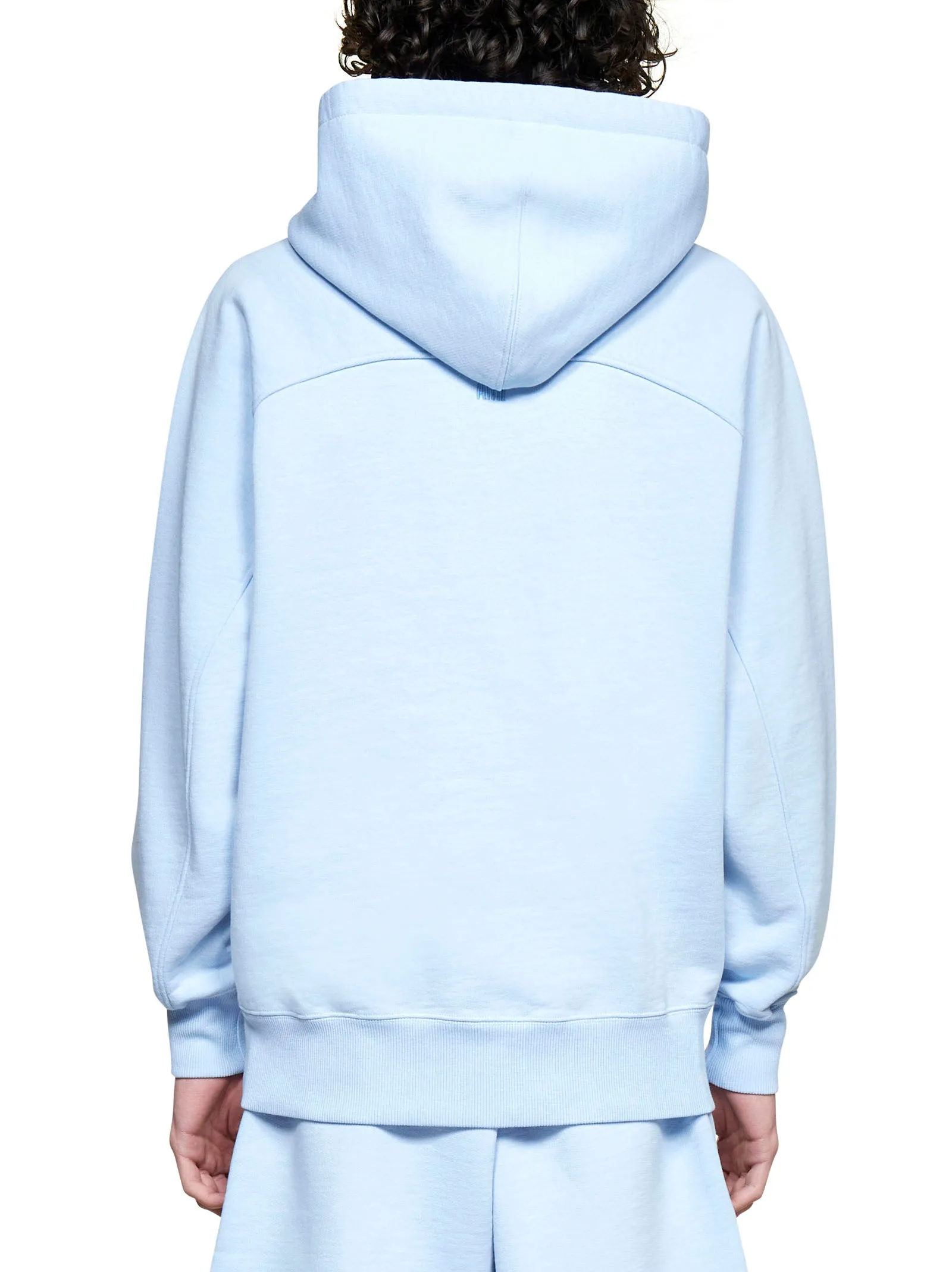 AMI Logo Embroidered Drawstring Hoodie