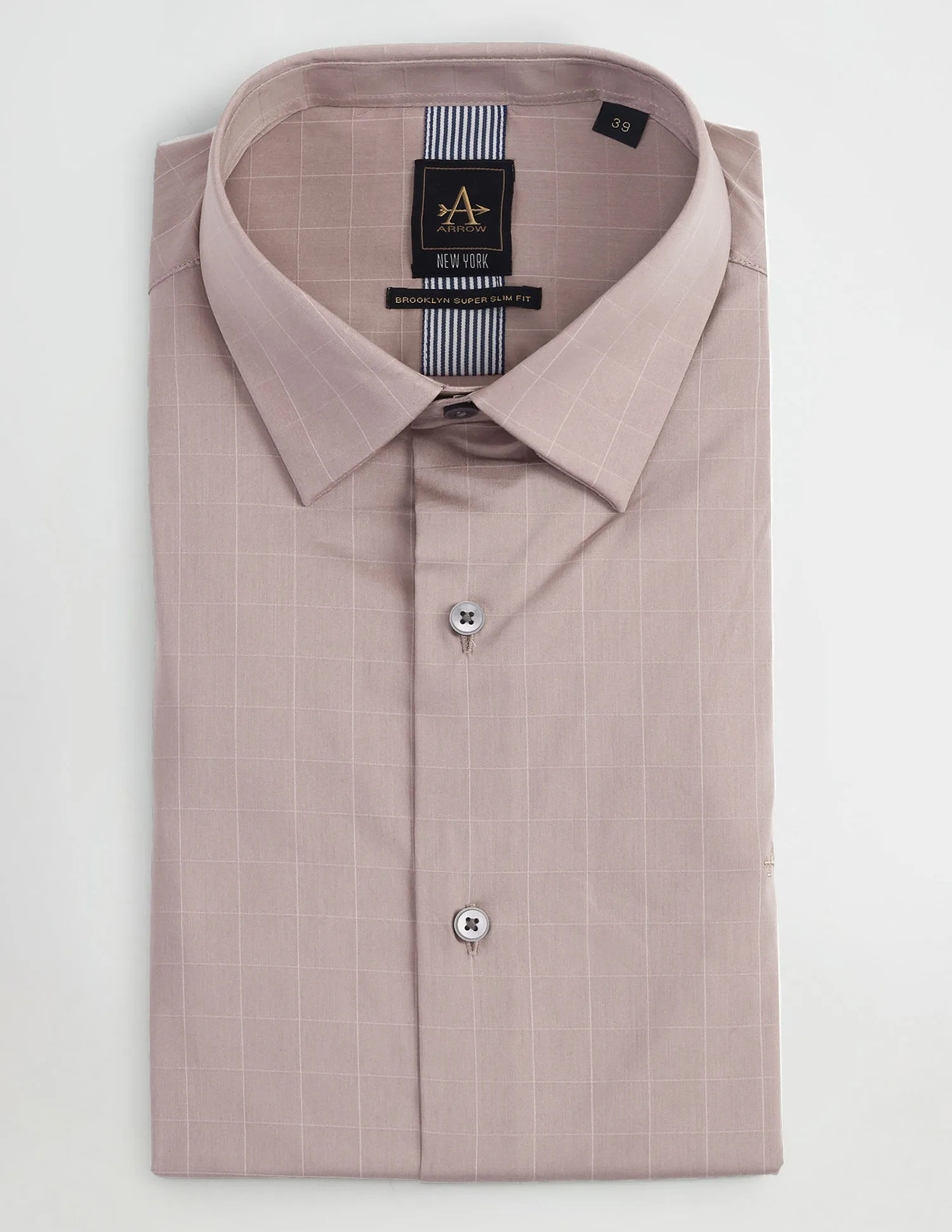 Arrow Newyork Brooklyn Fit Windowpane Checks Shirt