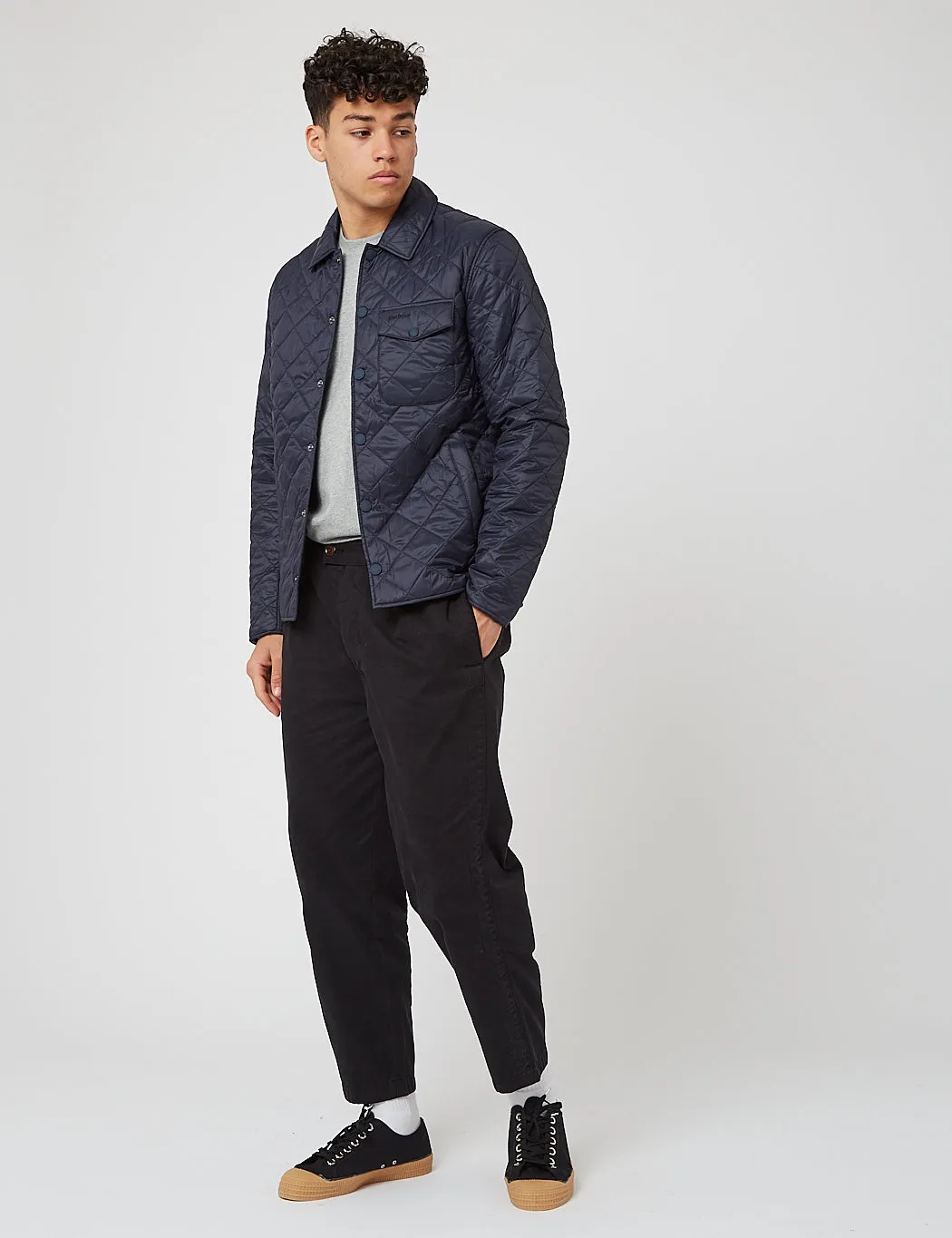 Barbour Tember Quilt Jacket - Navy Blue