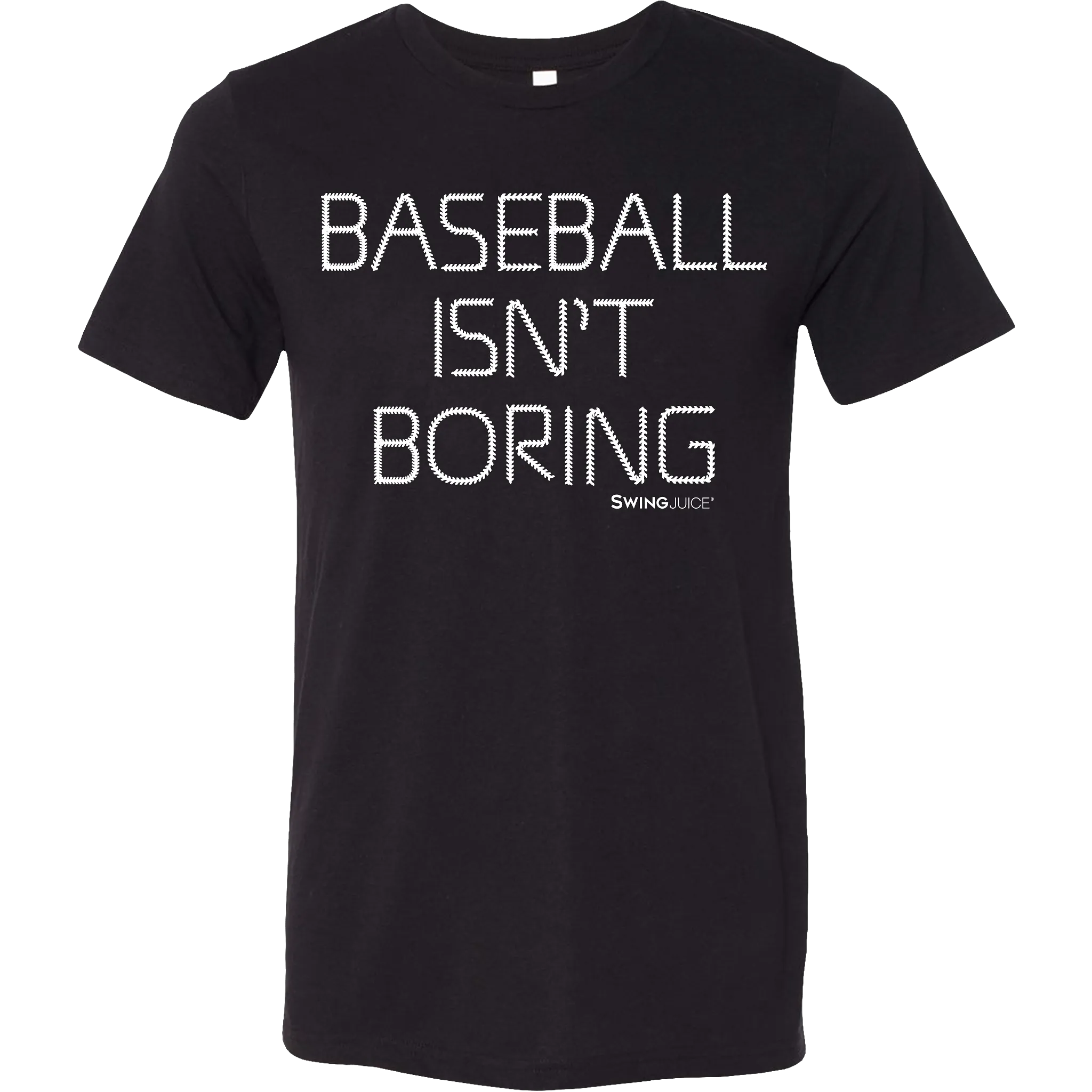 Baseball Official Baseball Isn't Boring Unisex T-Shirt Black