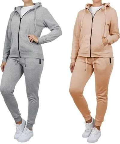 B.B. Womens Fleece Zip Hoodie & Jogger