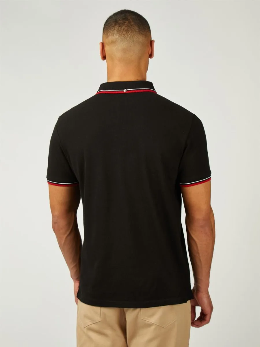 Ben Sherman Signature Pique Polo Shirt Black