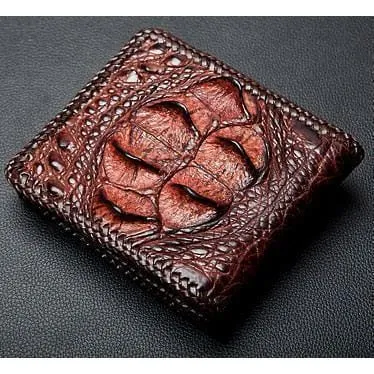 Big Hornback Crocodile Mens Wallets