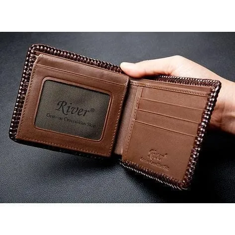 Big Hornback Crocodile Mens Wallets