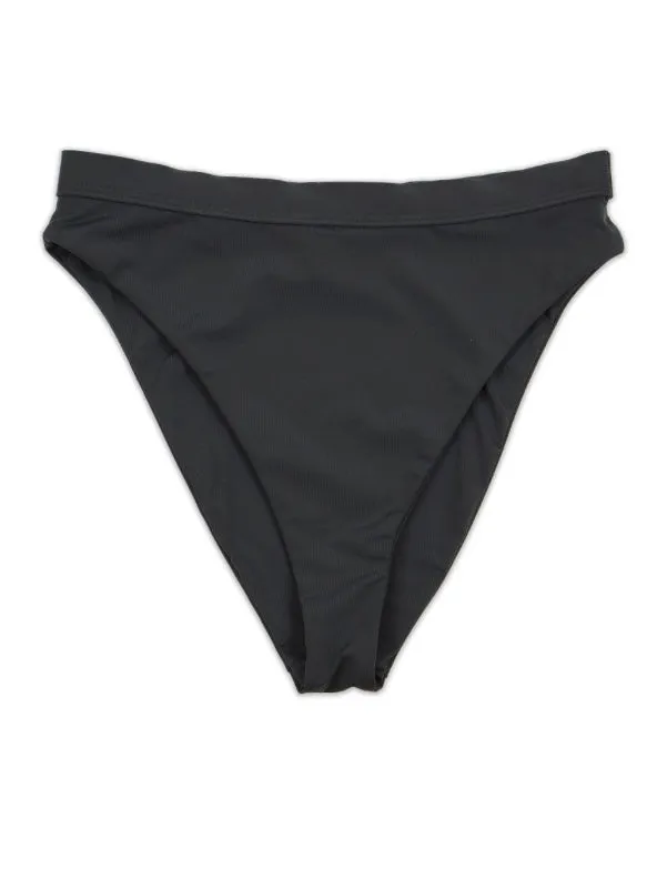 Black High Waist Bikini Bottom