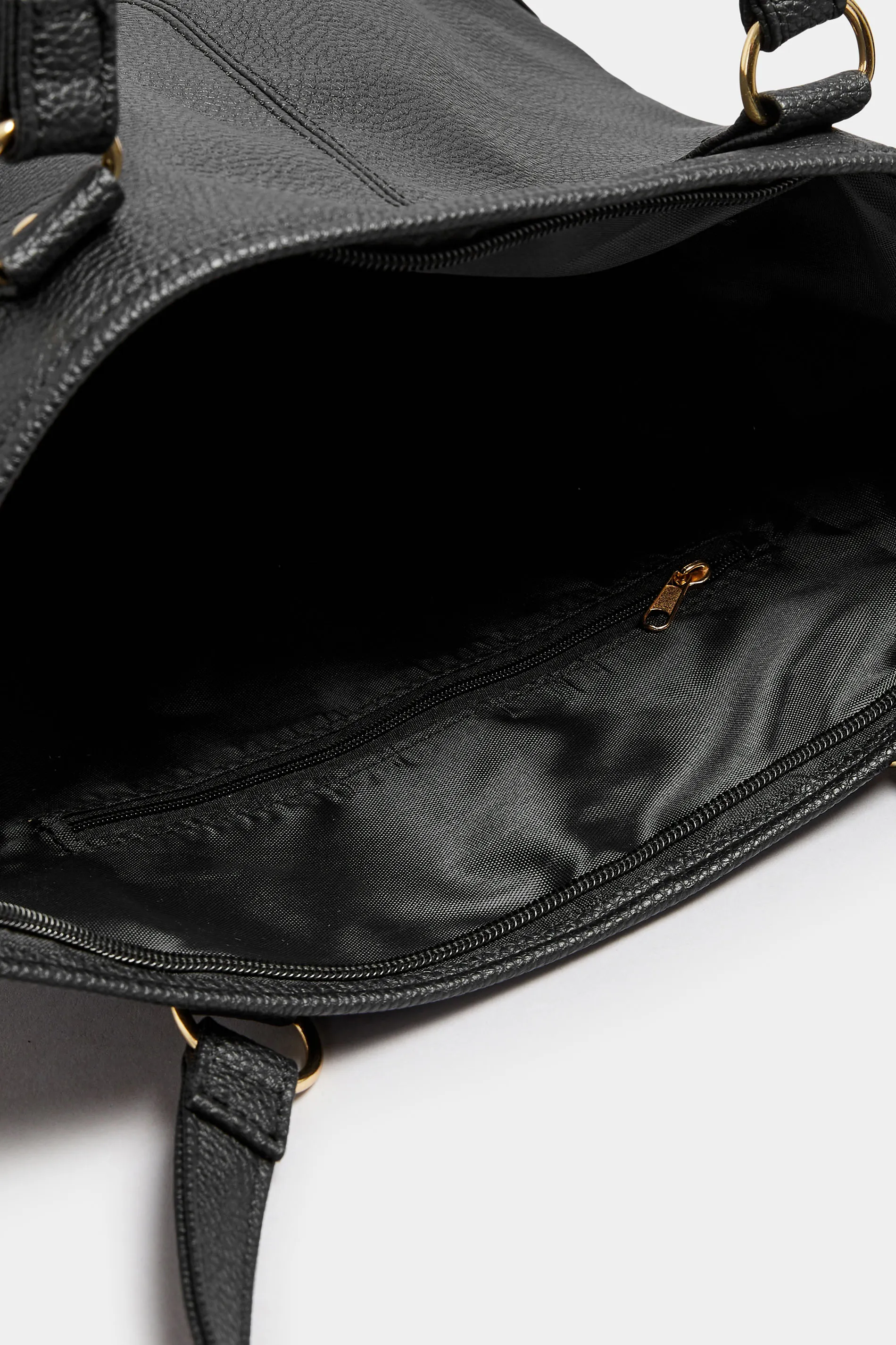 Black Tassel Detail Tote Bag