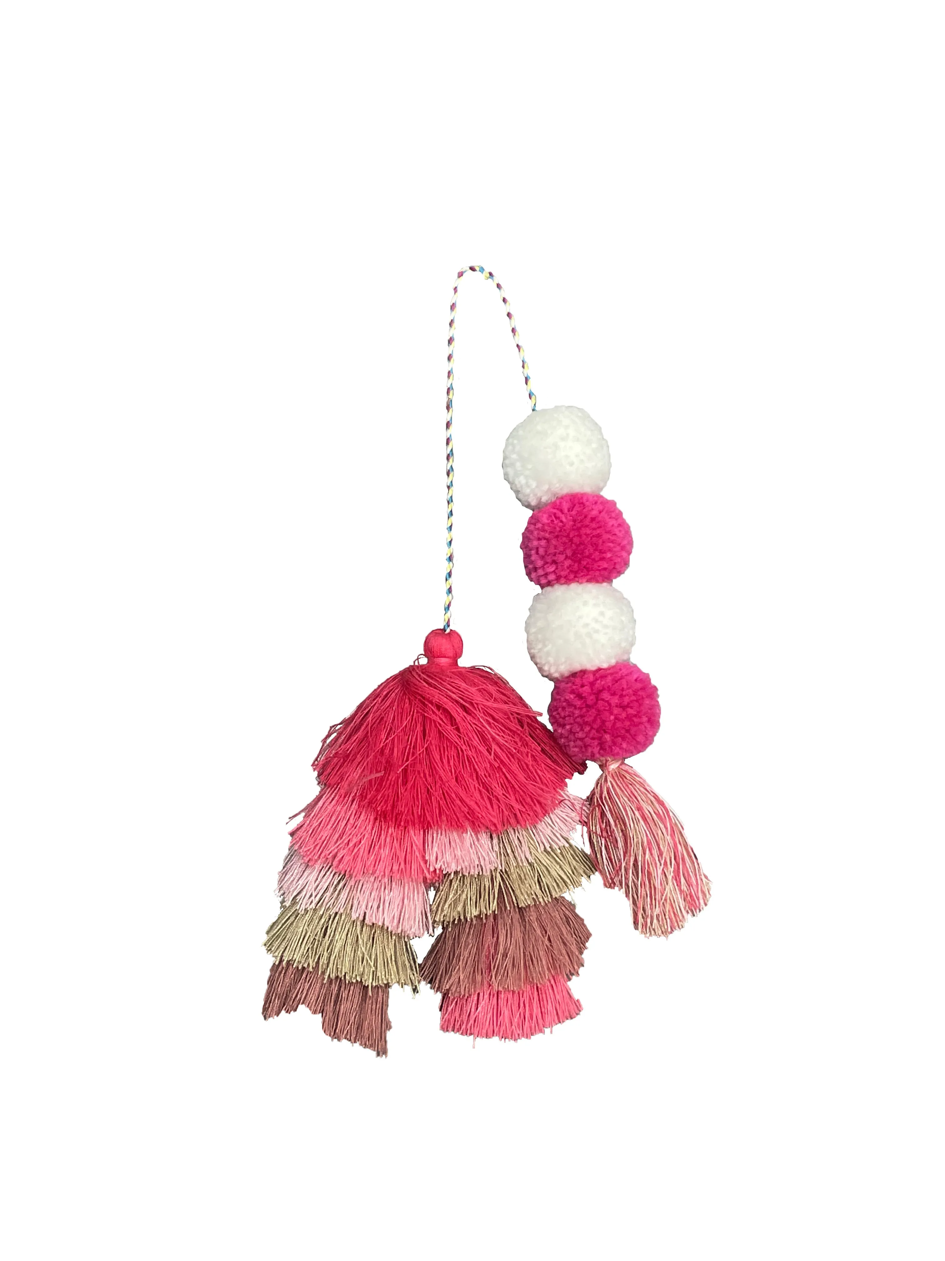 Bogg Bag Bauble - Straw Market Double Tassel