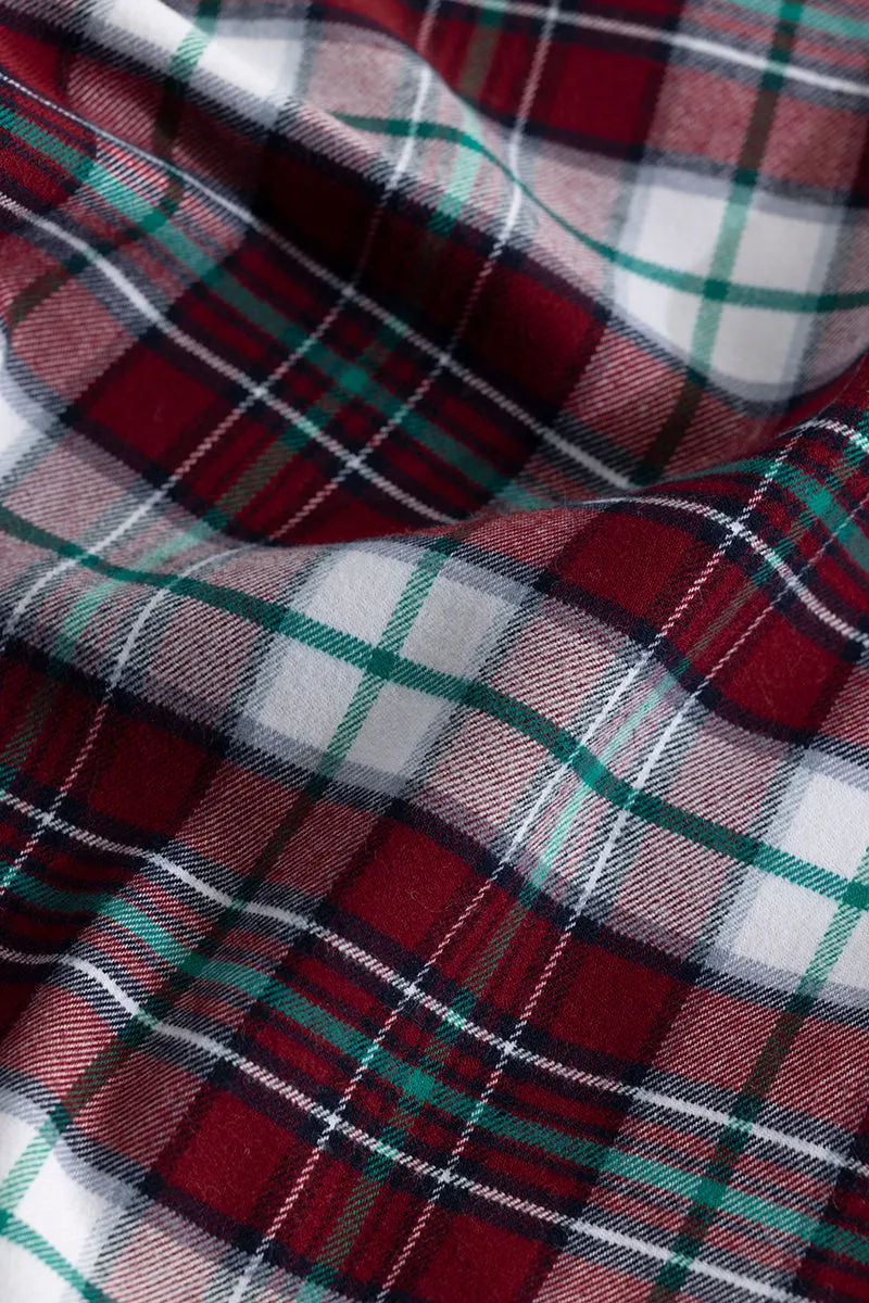 Boldsquare Garnet Red Checks Shirt