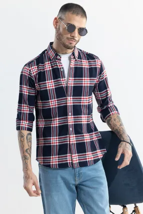 Boldsquare Navy Checks Shirt