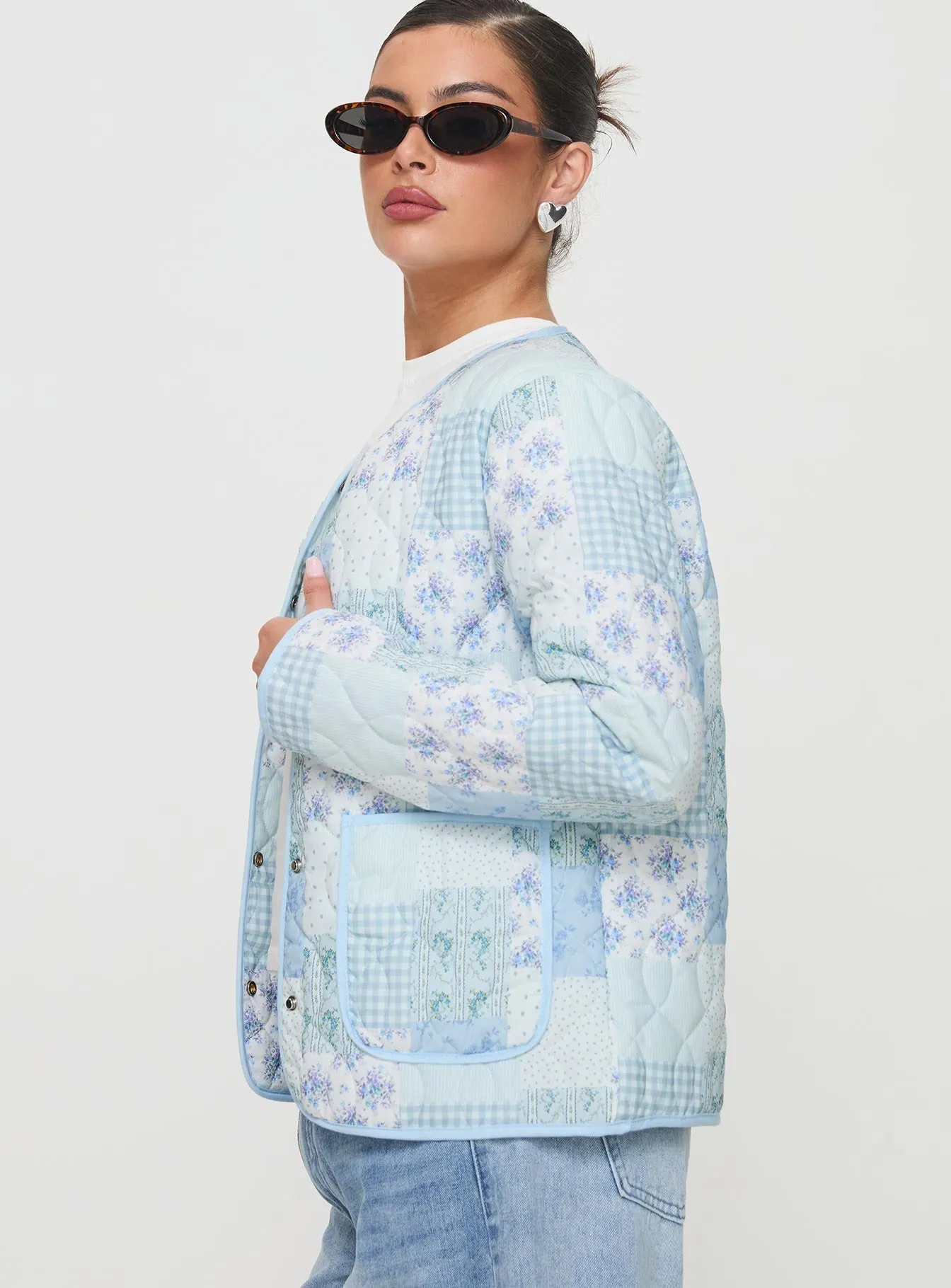 Brinny Quilted Jacket White