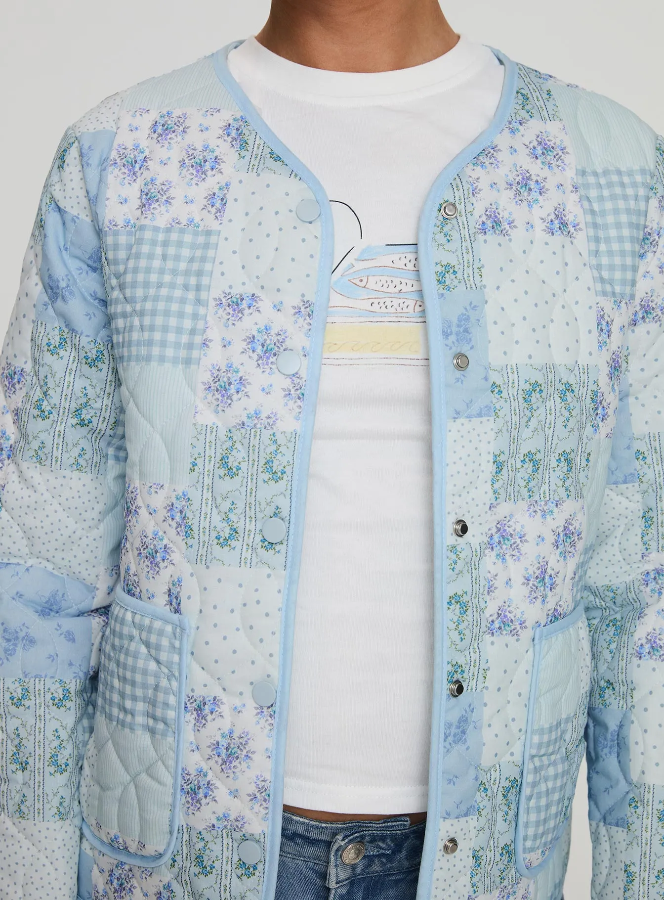 Brinny Quilted Jacket White