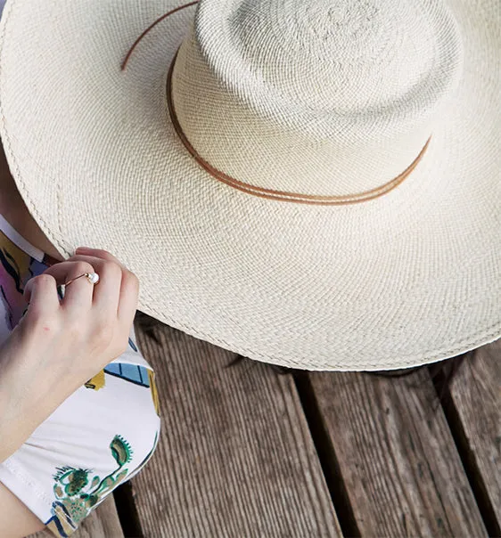 Brookes Boswell Reinette Straw Hat