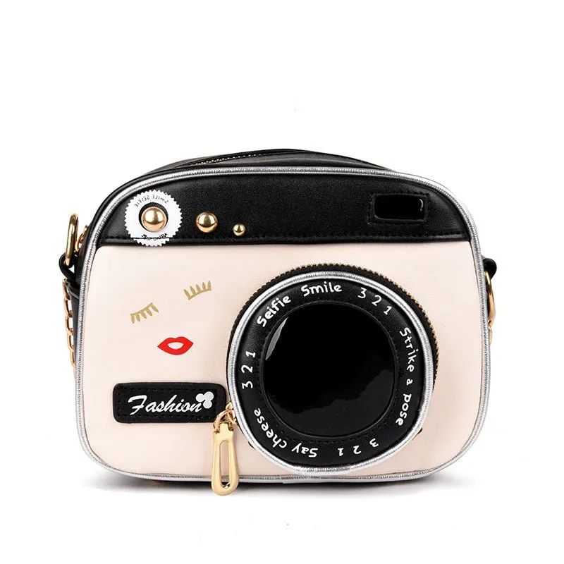 CAMERA INSPIRED HANDBAG