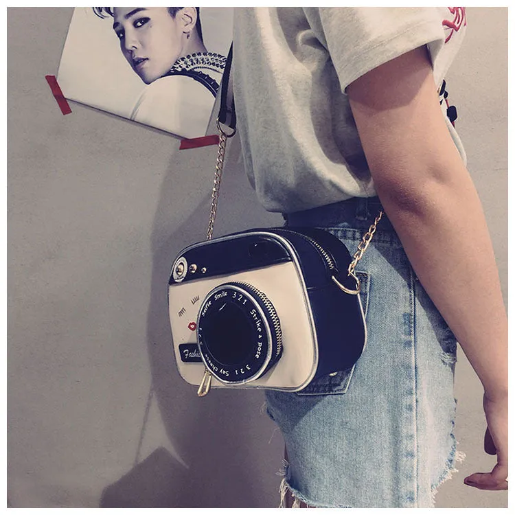 CAMERA INSPIRED HANDBAG