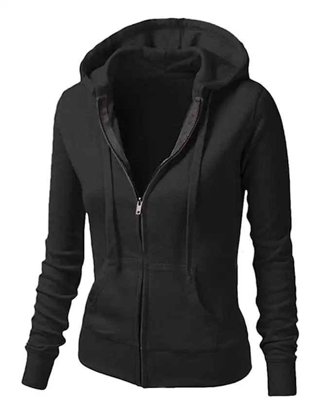 Casual Hoodie Jacket for Women: Warm and Stylish Outerwear