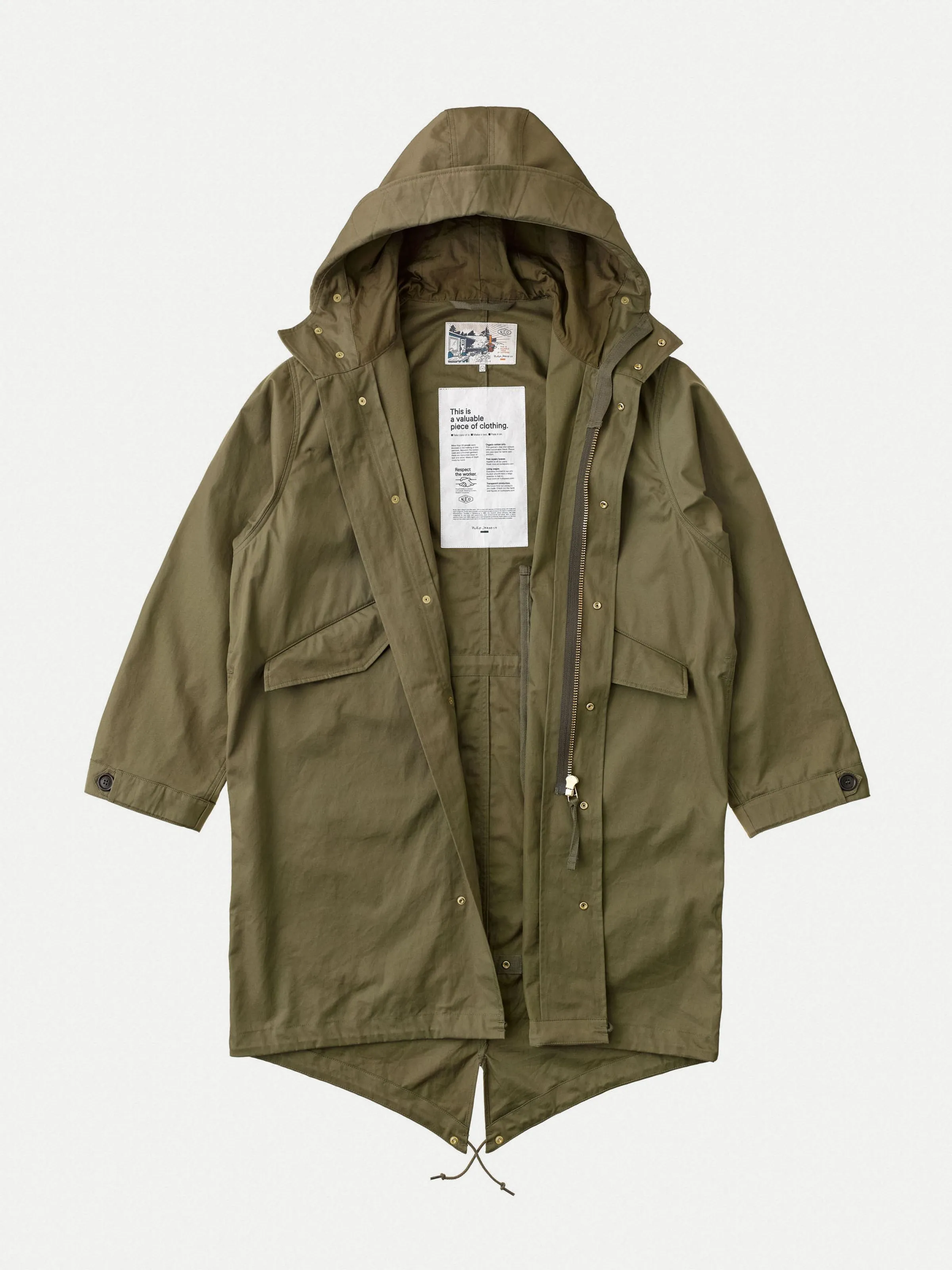 Christian Parka Faded Green