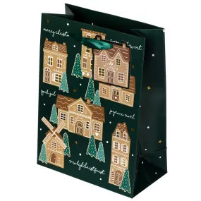 Christmas Gingerbread Lane Medium Gift Bag XGBAG102B