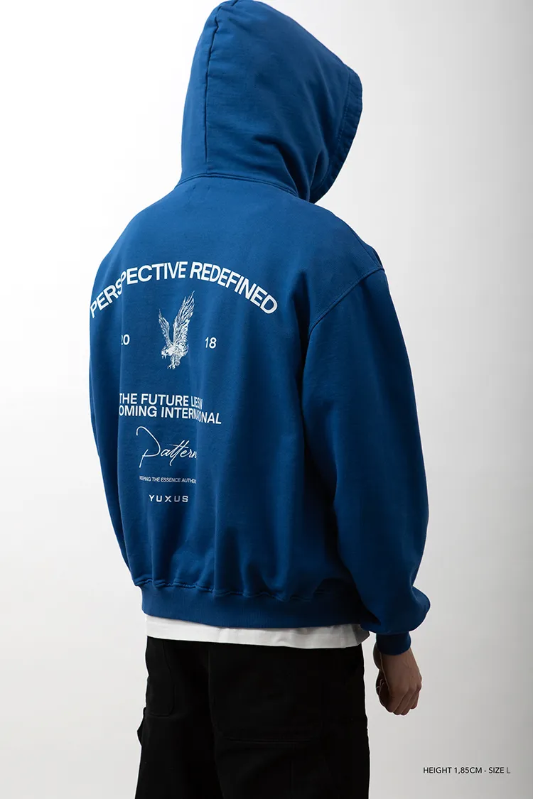 COBALT PATTERNS HOODIE