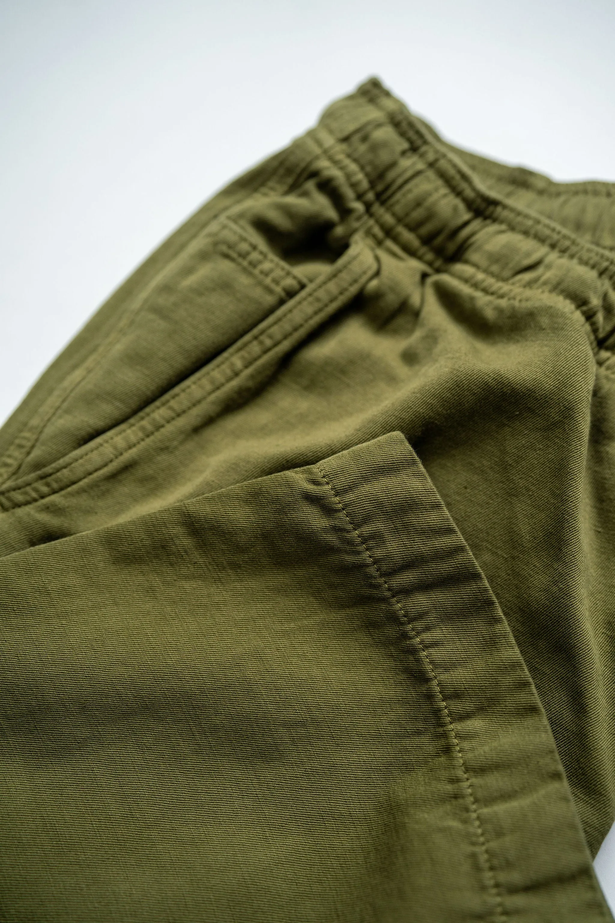 C.O.F. Drawstring Pants - Light Cotton Linen Olive