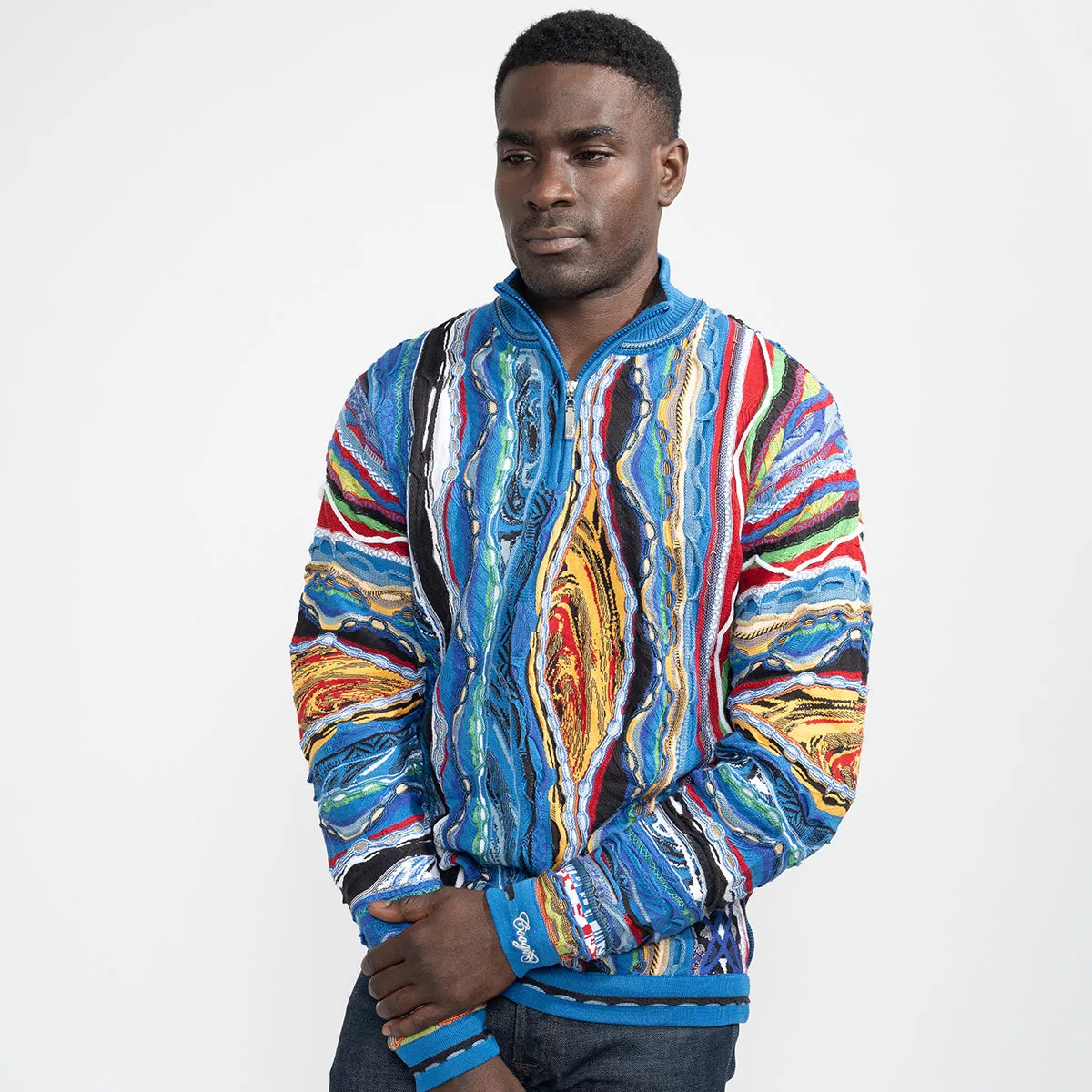 COOGI Byron Quarter-Zip Sweater