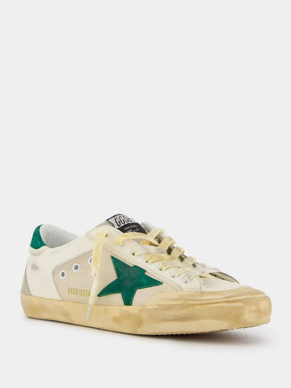 Distressed Super-Star Panelled Sneakers