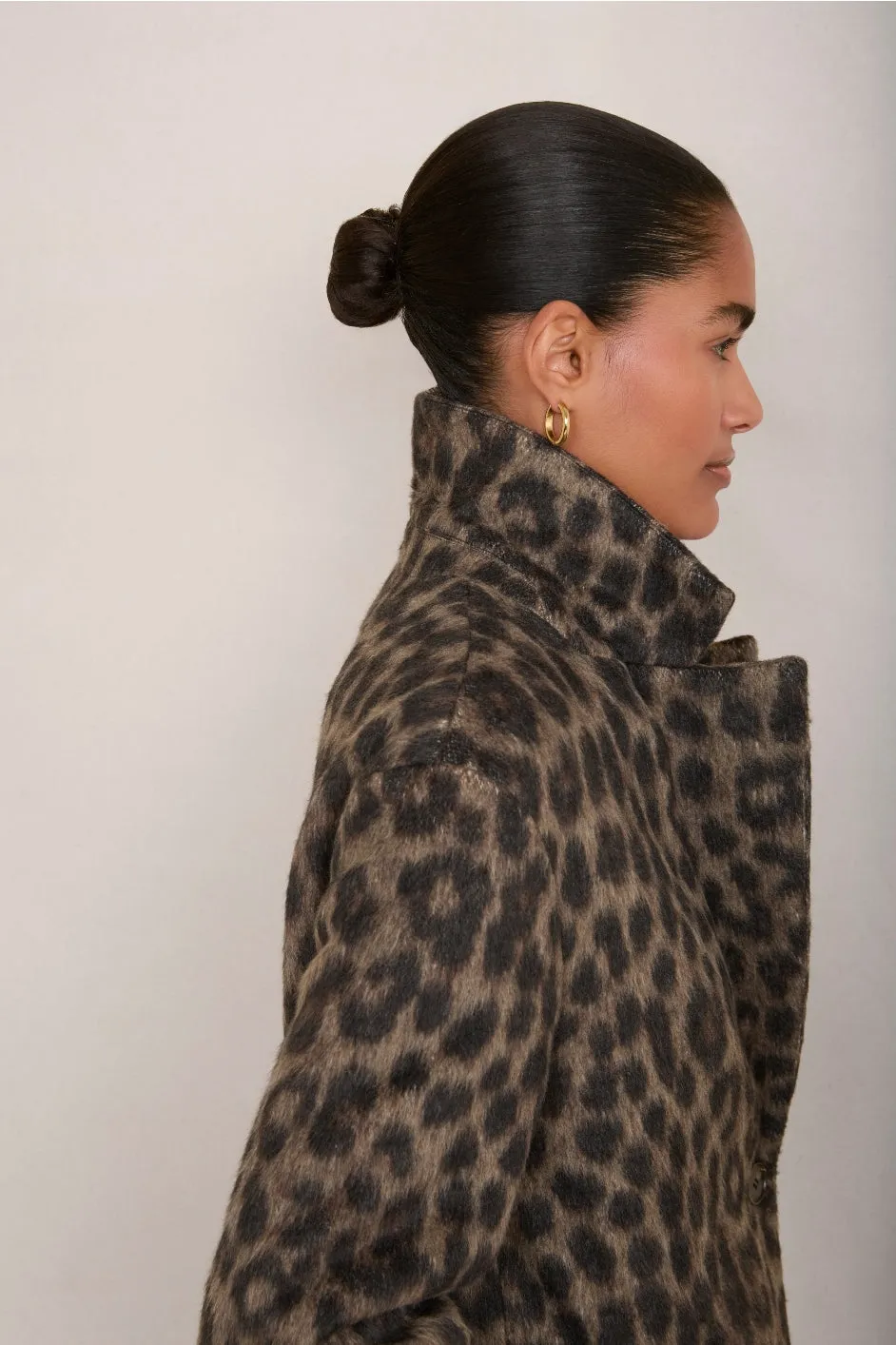 Dora Coat - Leopard