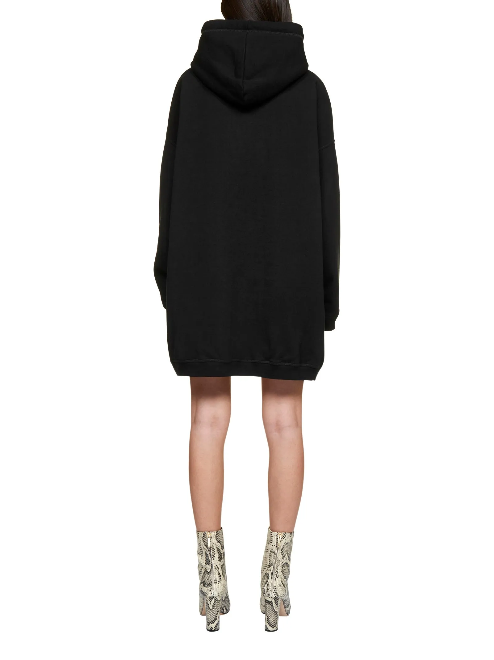 Dsquared2 Logo Printed Hoodie Dress