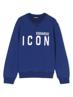 Dsquared2 Sweater Icon Logo Blue