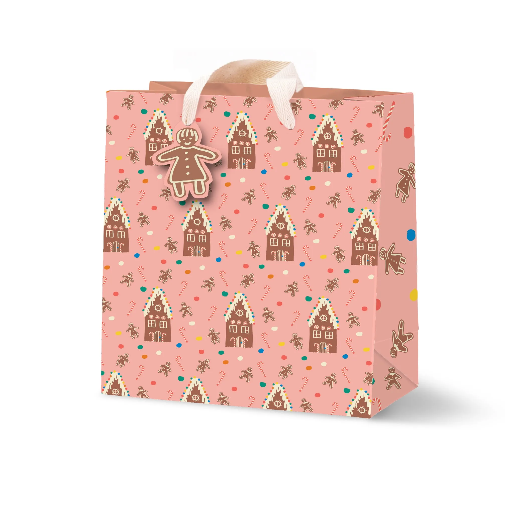 ECD Gingerbread House Large Gift Bag