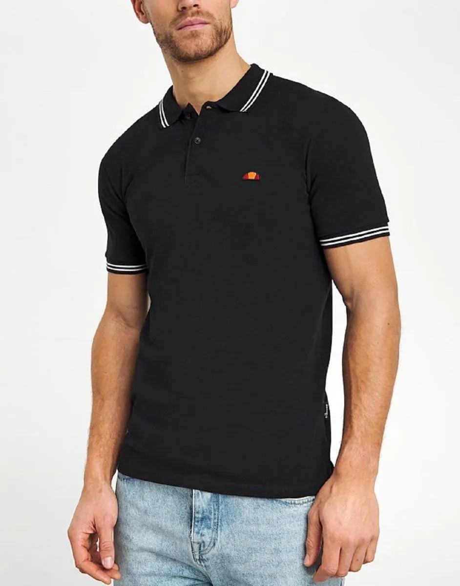 Ellesse Rooks Polo Shirt Black