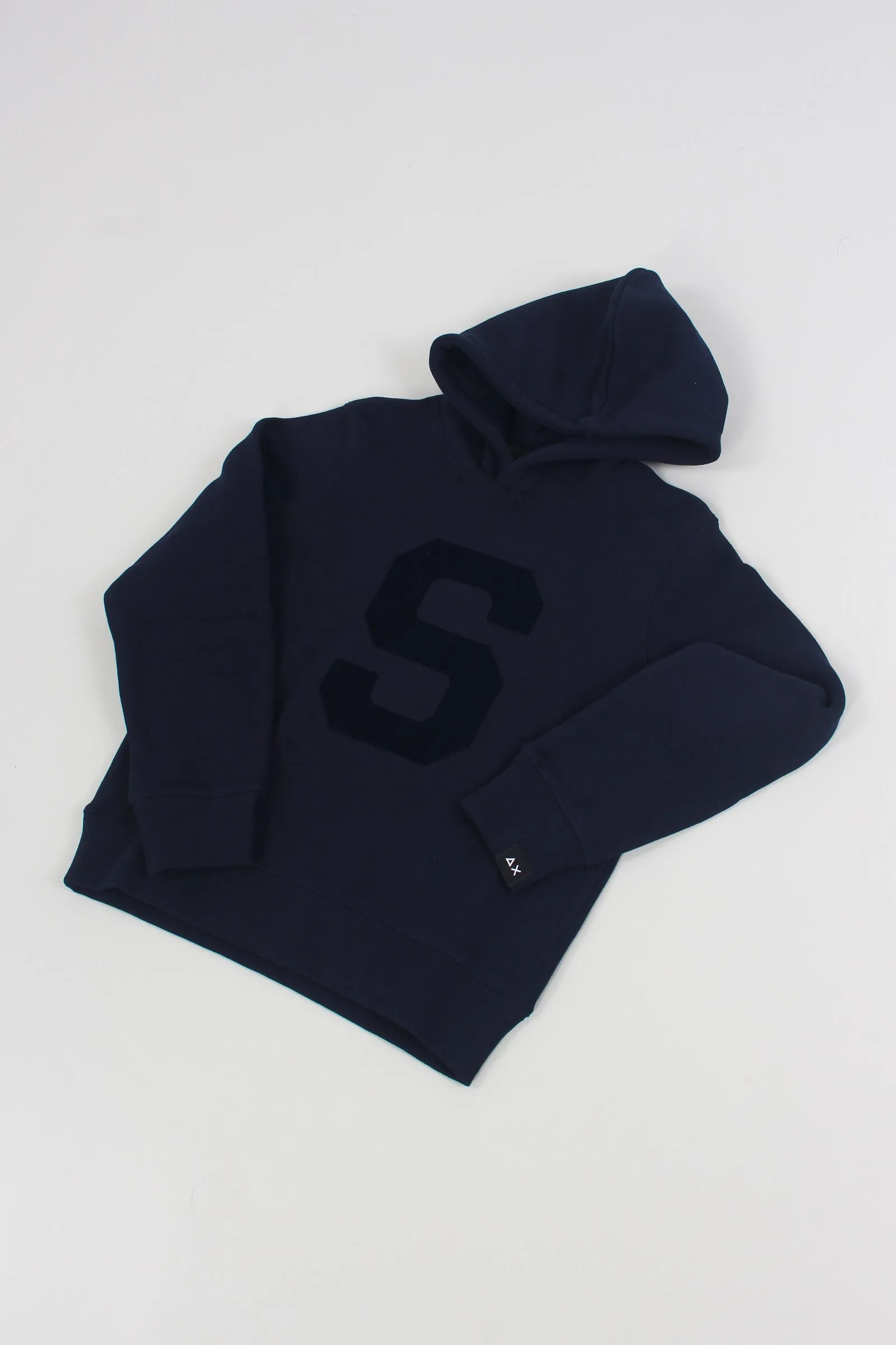 Felpa Cappuccio Hoodie Navy Blue