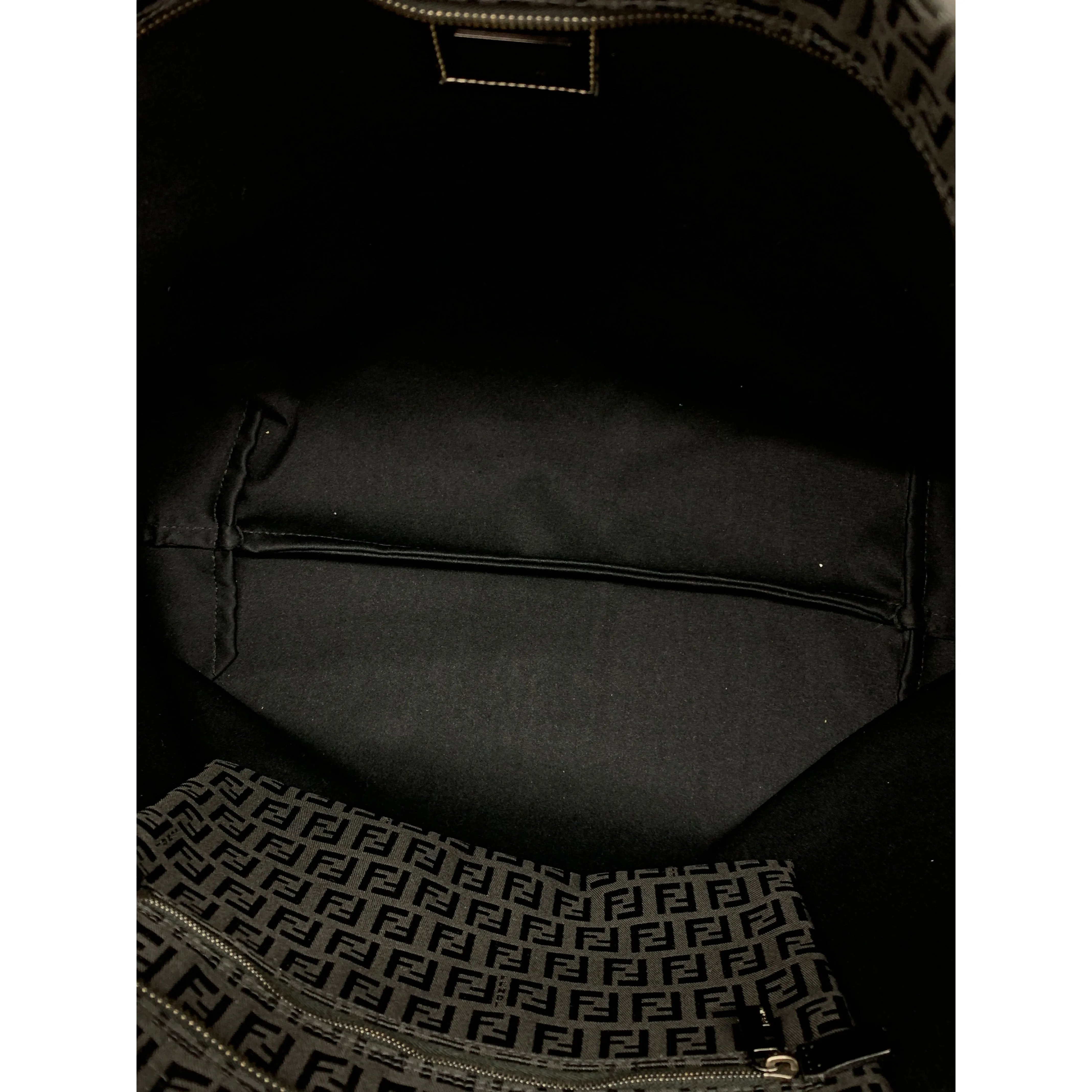 #FENDI/Tote Bag/BLK/Canvas