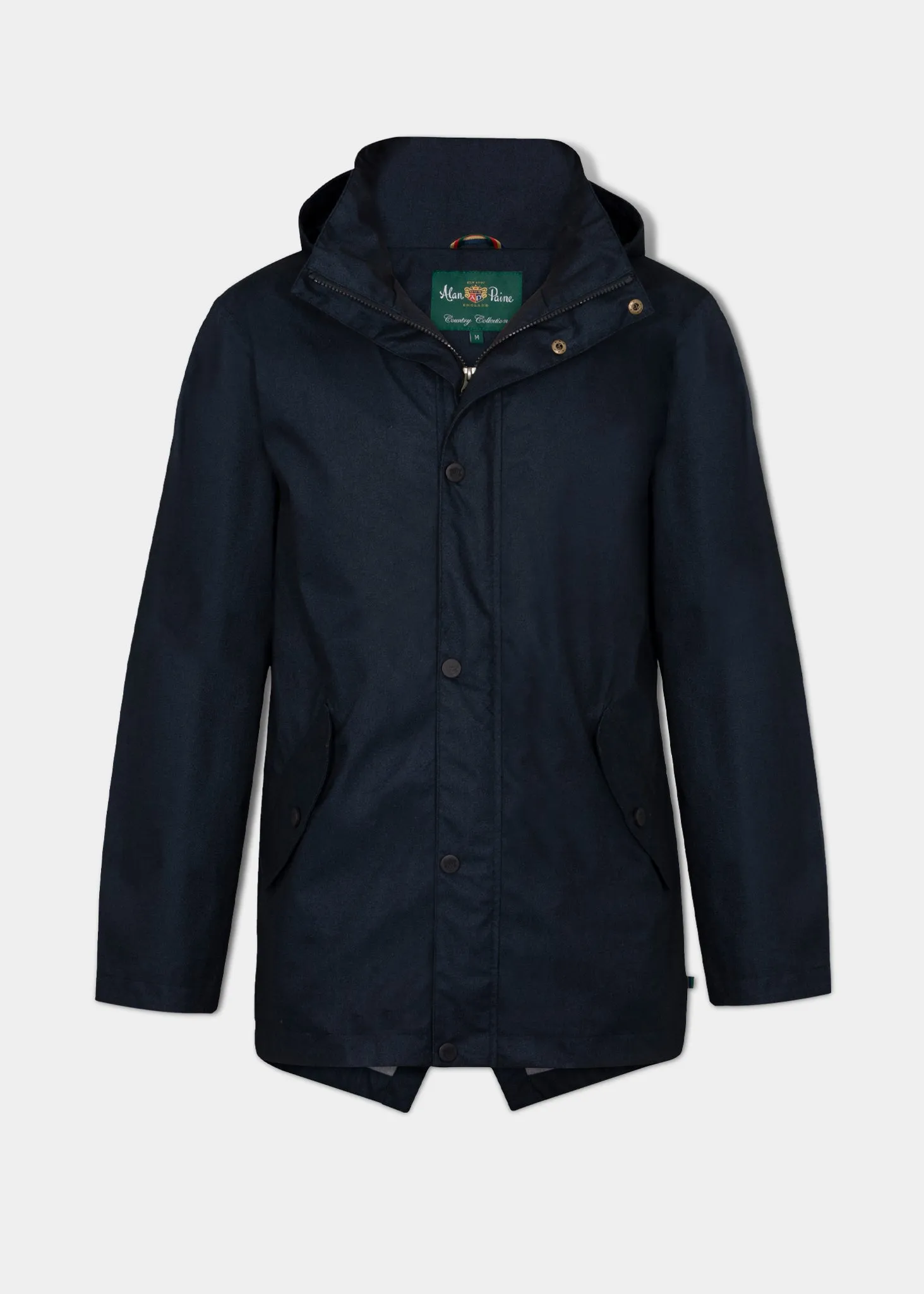 Fernley Men's Waterproof Parka In Navy - Alan Paine UK