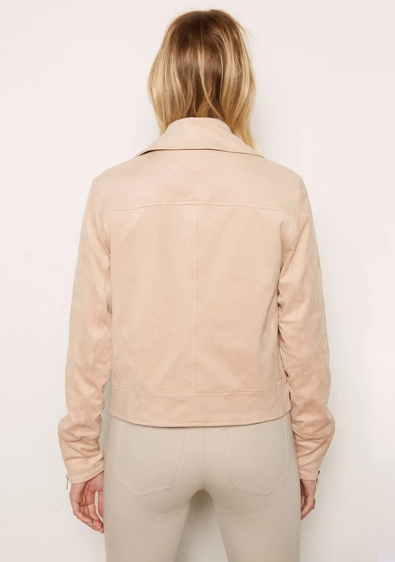 FFBS Faux Suede Moto Jacket