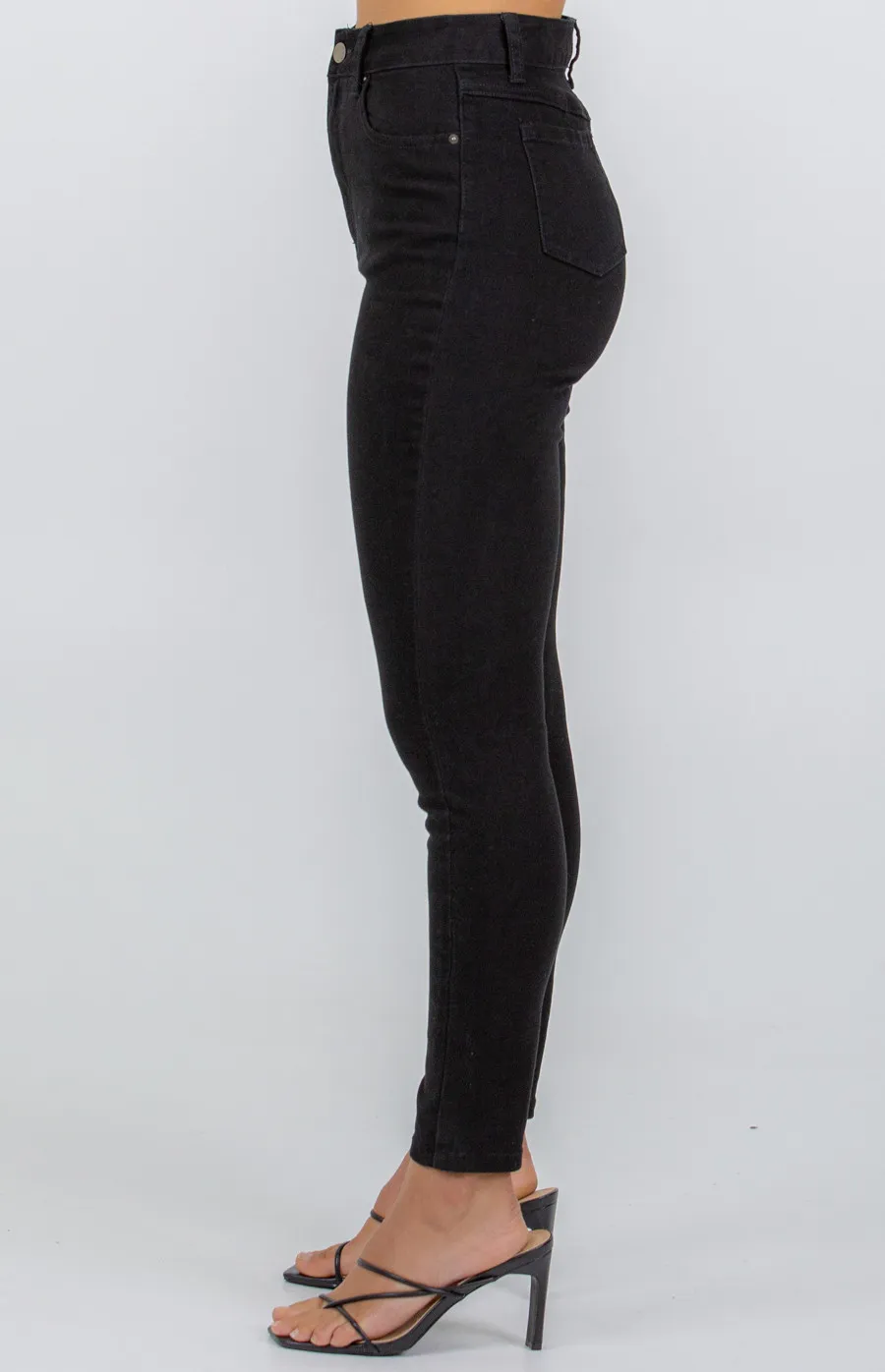 Fitted High Waisted Jeans (SPA381B)