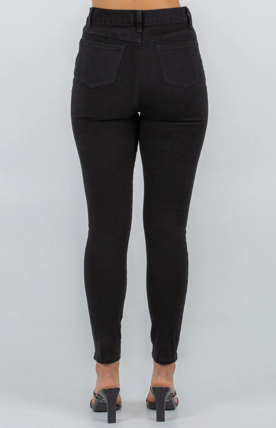 Fitted High Waisted Jeans (SPA381B)