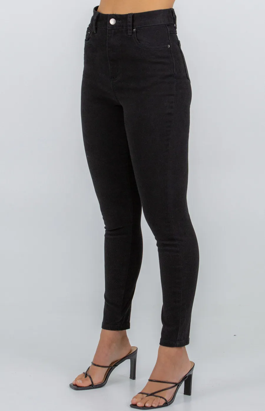 Fitted High Waisted Jeans (SPA381B)