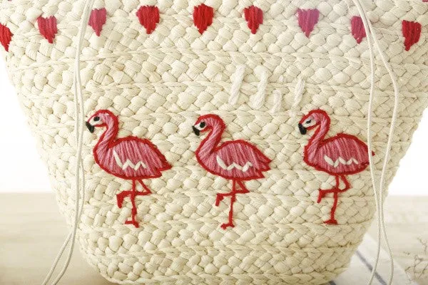 Flamingo Beach Bag