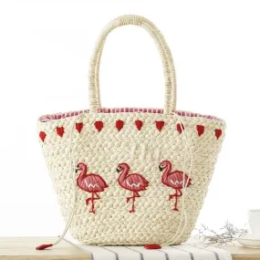 Flamingo Beach Bag