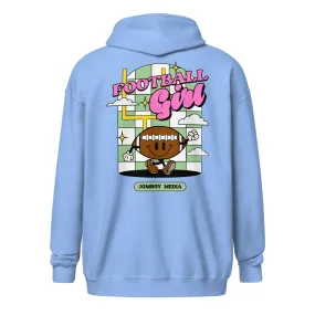 FOOTBALL GIRL | ZIP-UP HOODIE