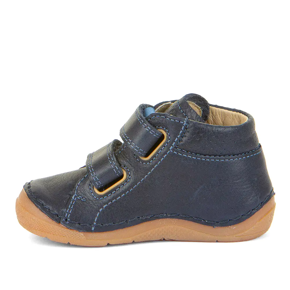 Froddo Paix Velcro Navy Ankle Boots With Airplane Detail