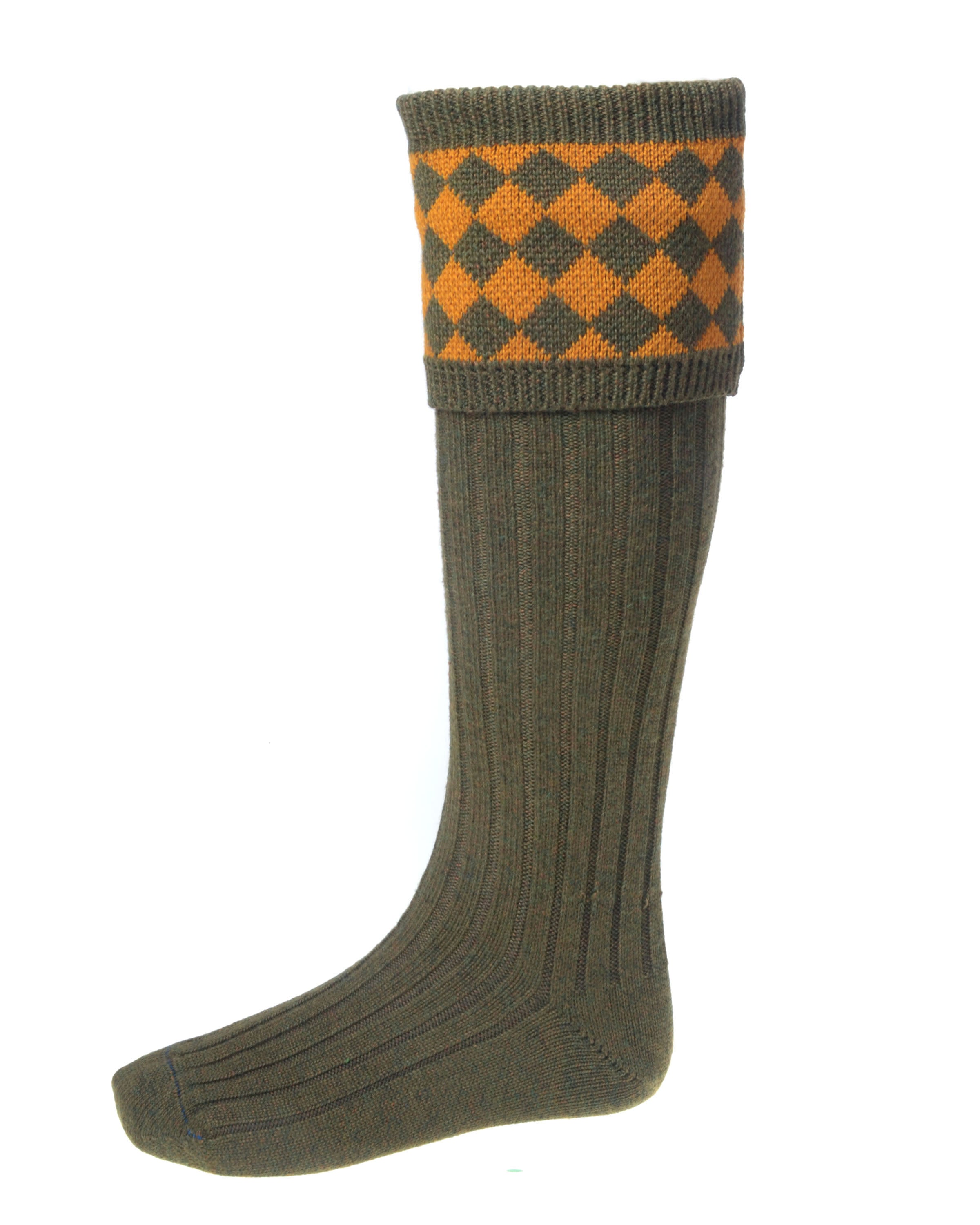 Gallyons Chessboard Long Sock