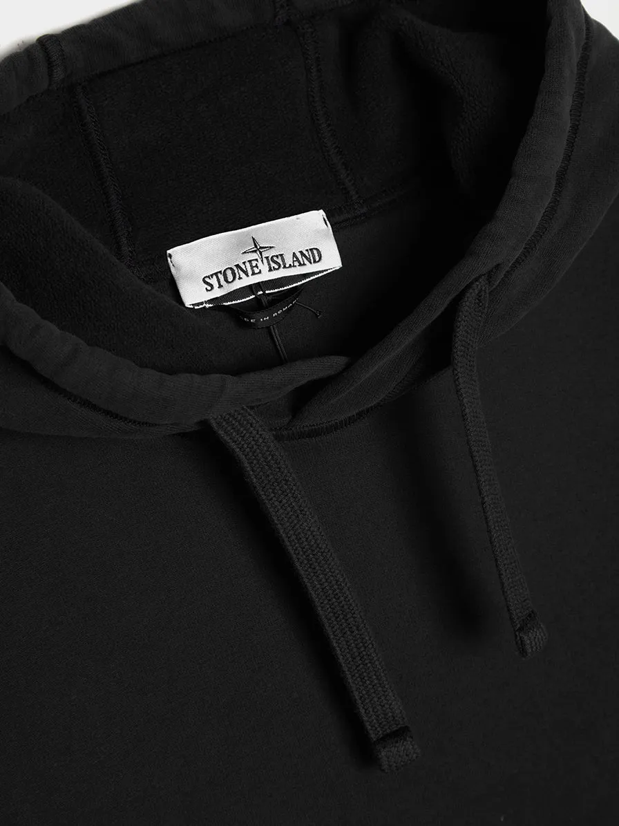 Garment Dyed Classic Hoodie, Black