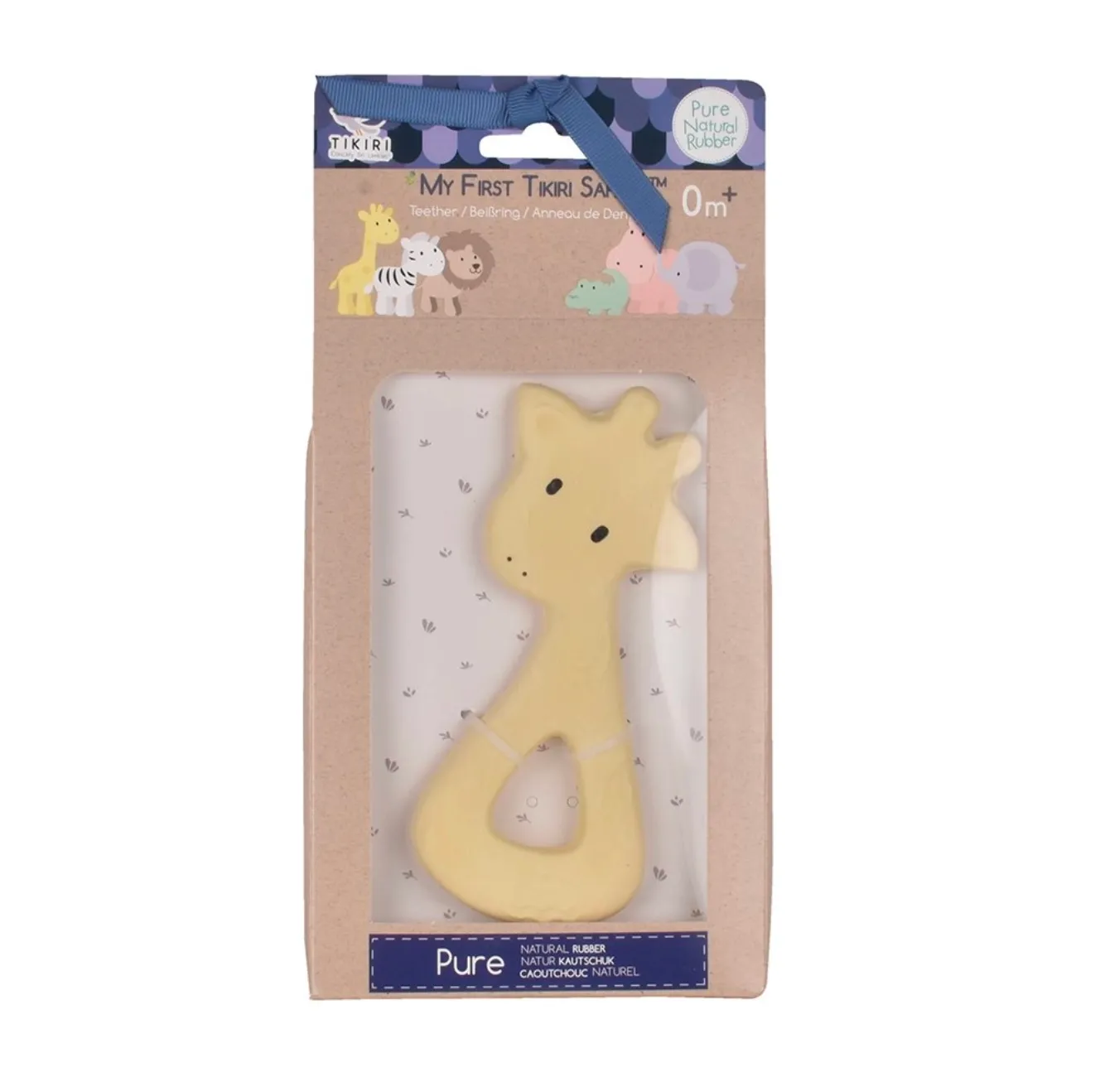 Giraffe - Natural Rubber Teether