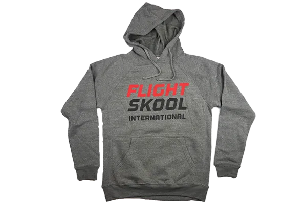 Gray Raglan International Hoodie