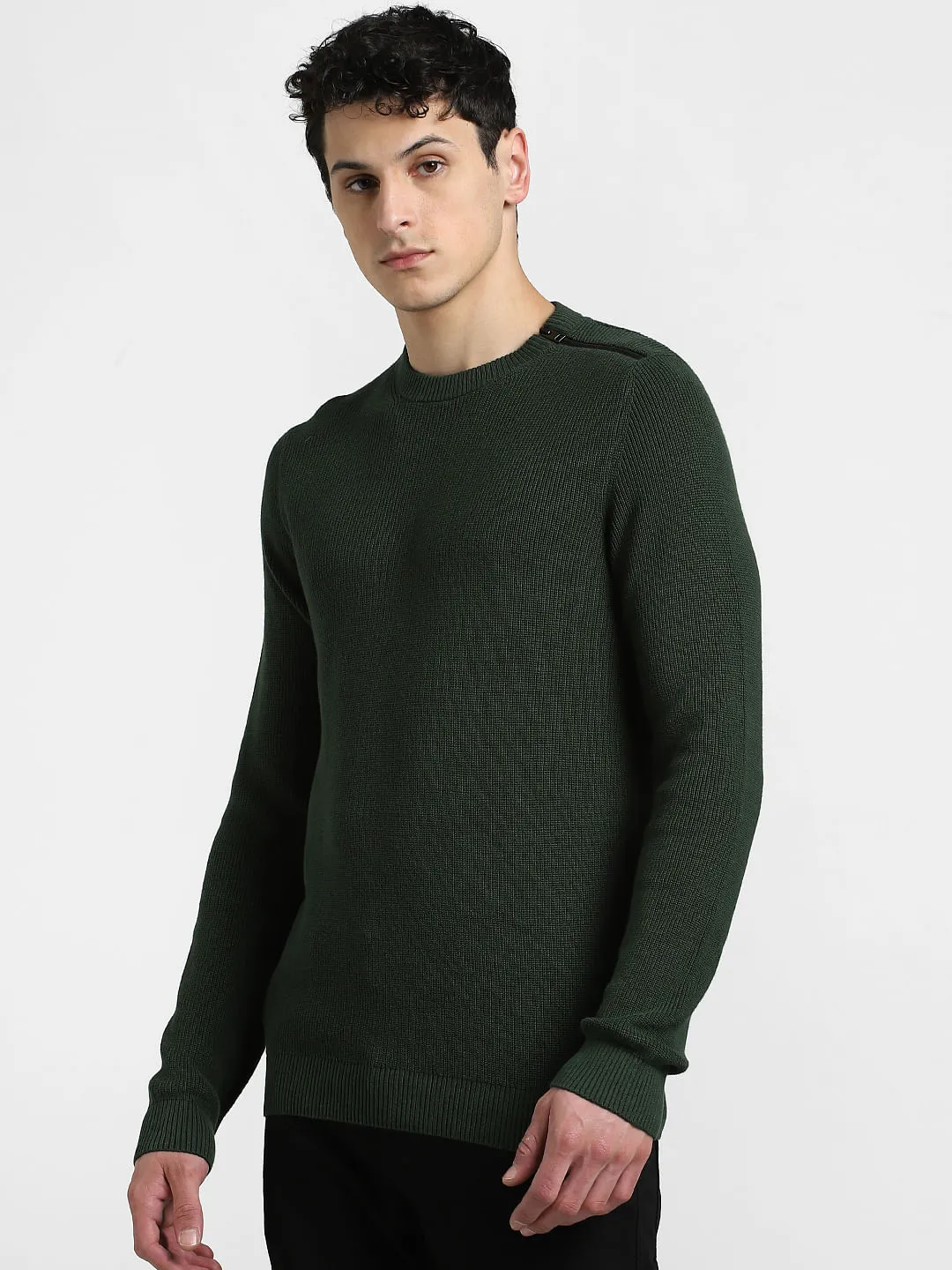 Green Knitted Sweater